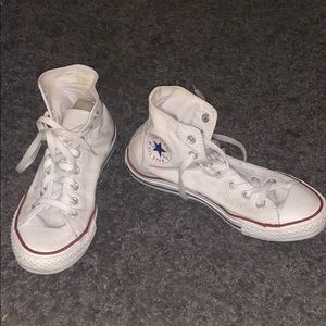 White high top converse